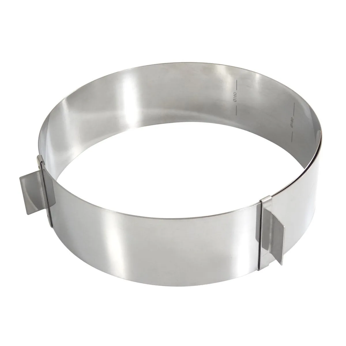 Cerchio Regolabile Inox da ⌀ 160 a 280 mm