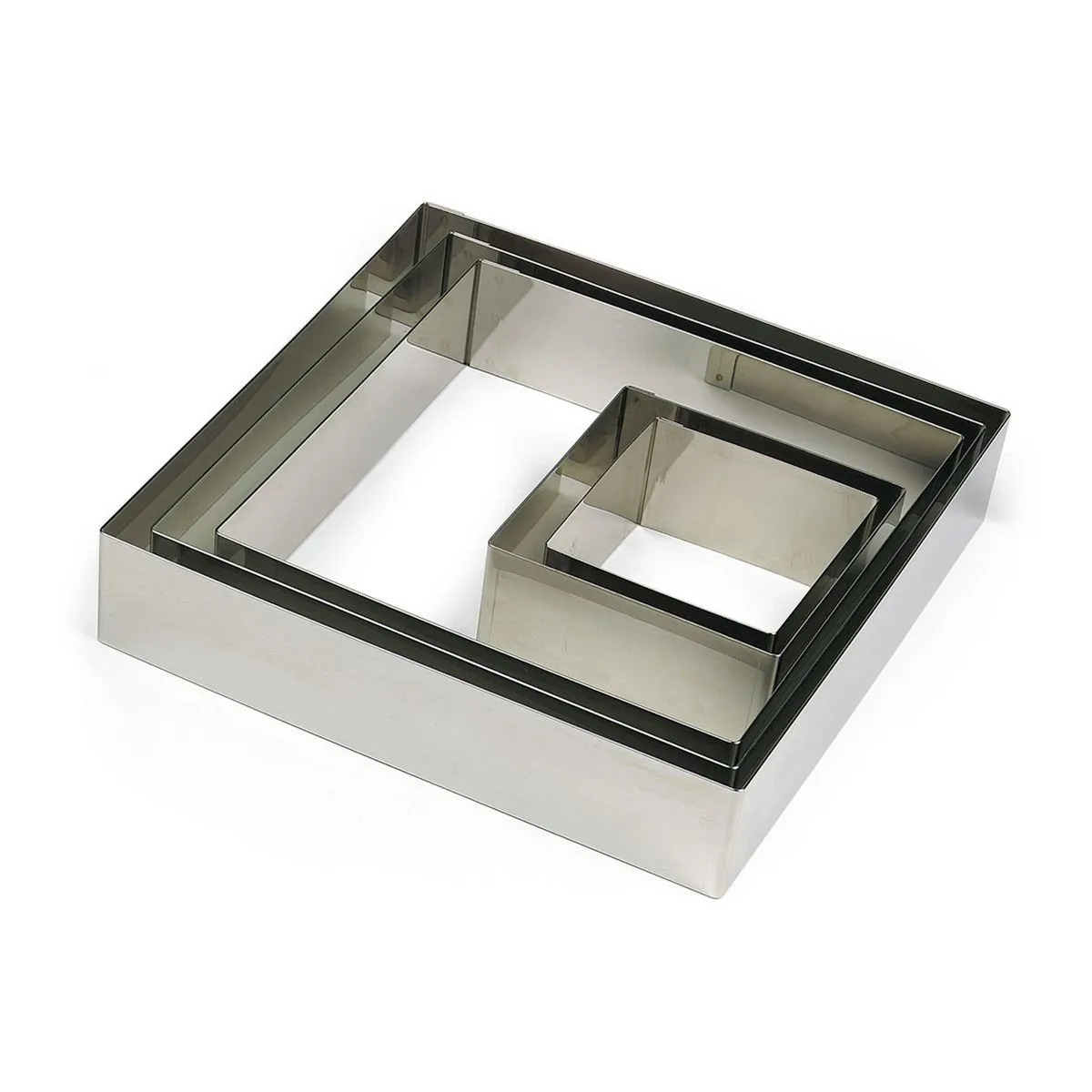 Quadrato in Inox - 180 x 180 mm