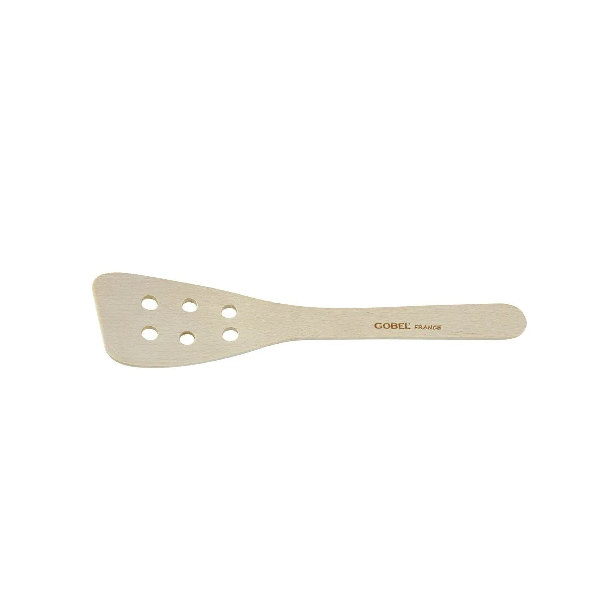 Spatola Curva con Fori in Faggio - 30 cm