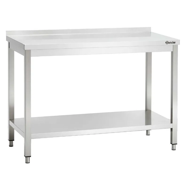 Tavolo Inox con Alzatina - L 1500 x P 700 mm