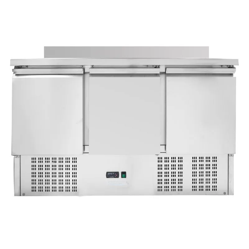 Tavolo Refrigerato Positivo GN 1/1 Con Alzatina - 3 Porte