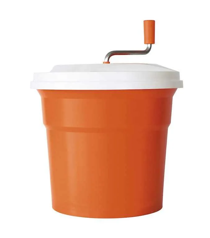 Centrifuga per insalata professionale manuale impermeabile - 20 litri