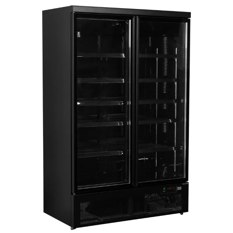 Armadio Refrigerato Positivo 2 Porte Vetrate - 1081 L