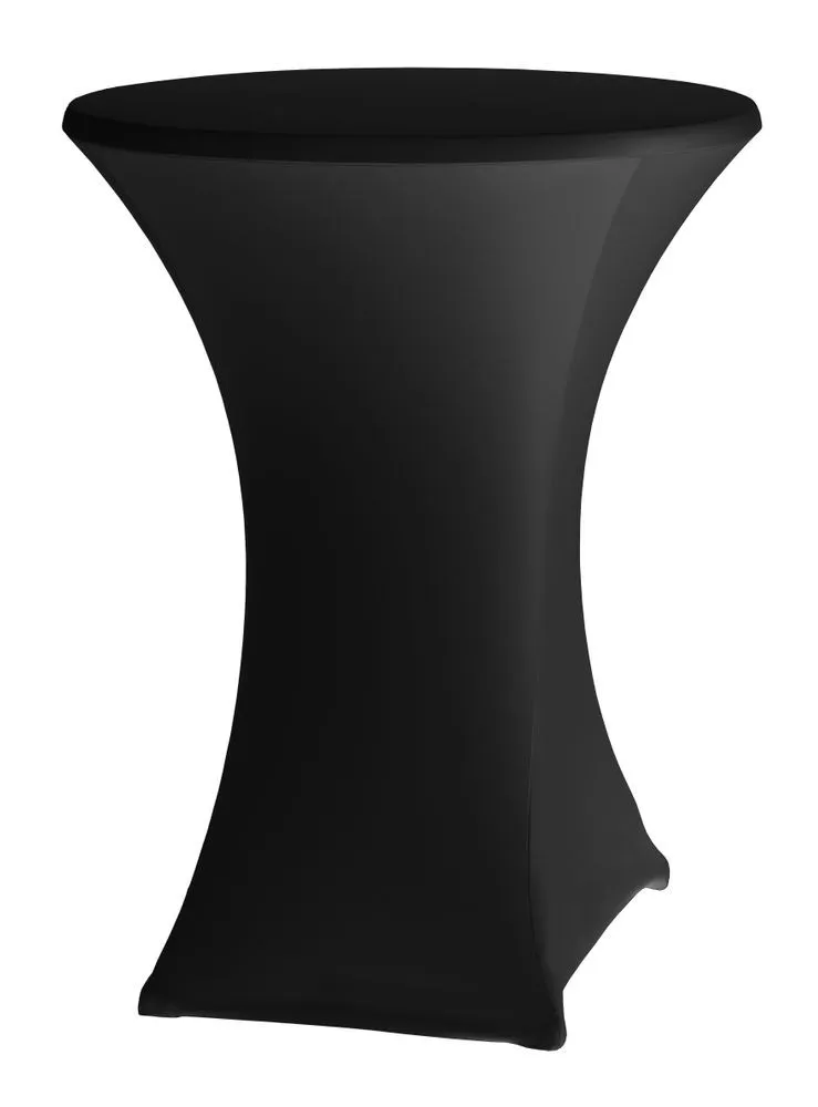 Copertura nera per tavolo da bar 80-85 cm