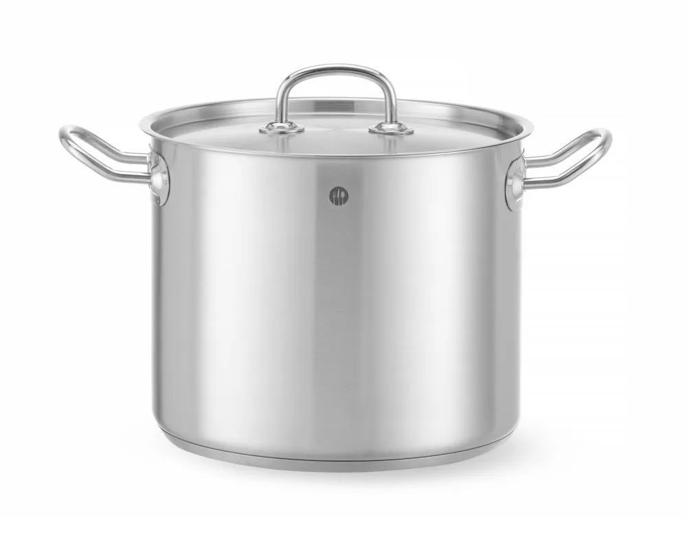 Marmitta Alta con Coperchio Kitchen Line - ø 24 cm - 9 L