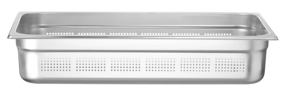 Bacinella Gastronorm Profi Line GN 1/1 Forata Inox - Profondità 100 mm - 14 L