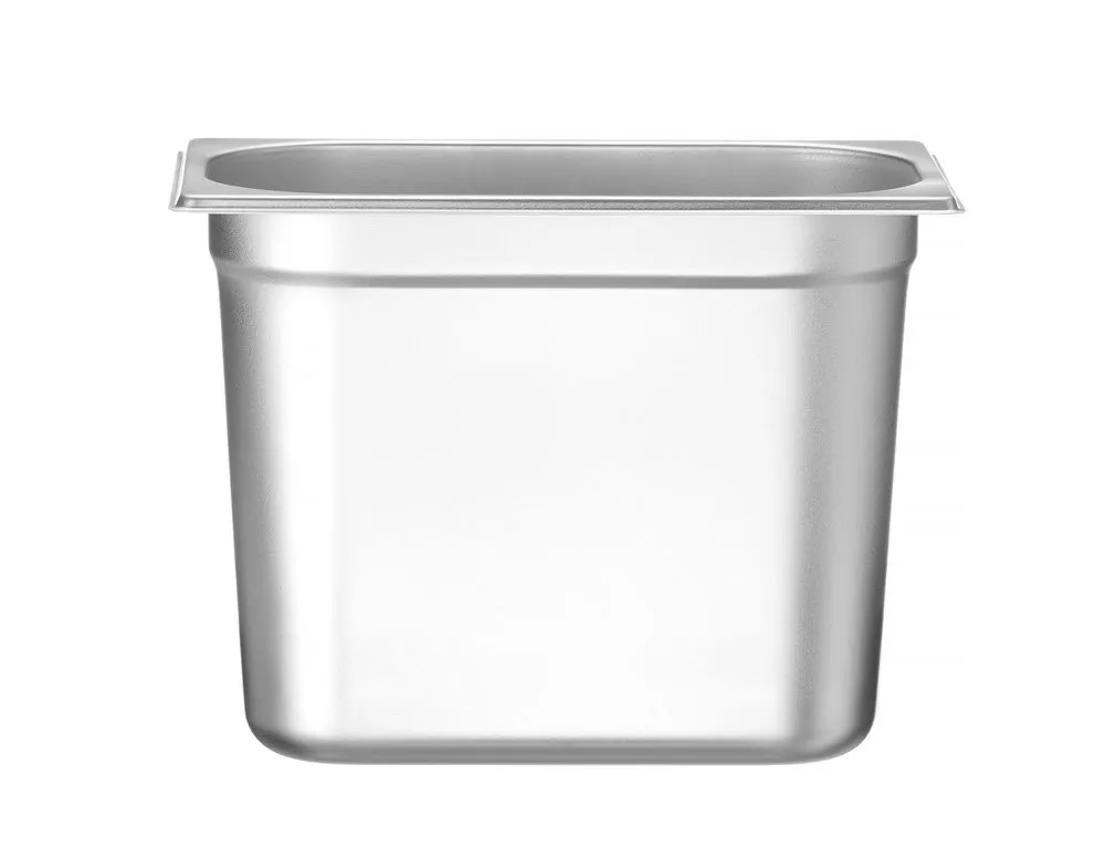 Bacinella Gastronorm Budget Line GN 1/4 Inox - Profondità 200 mm - 5,5 L
