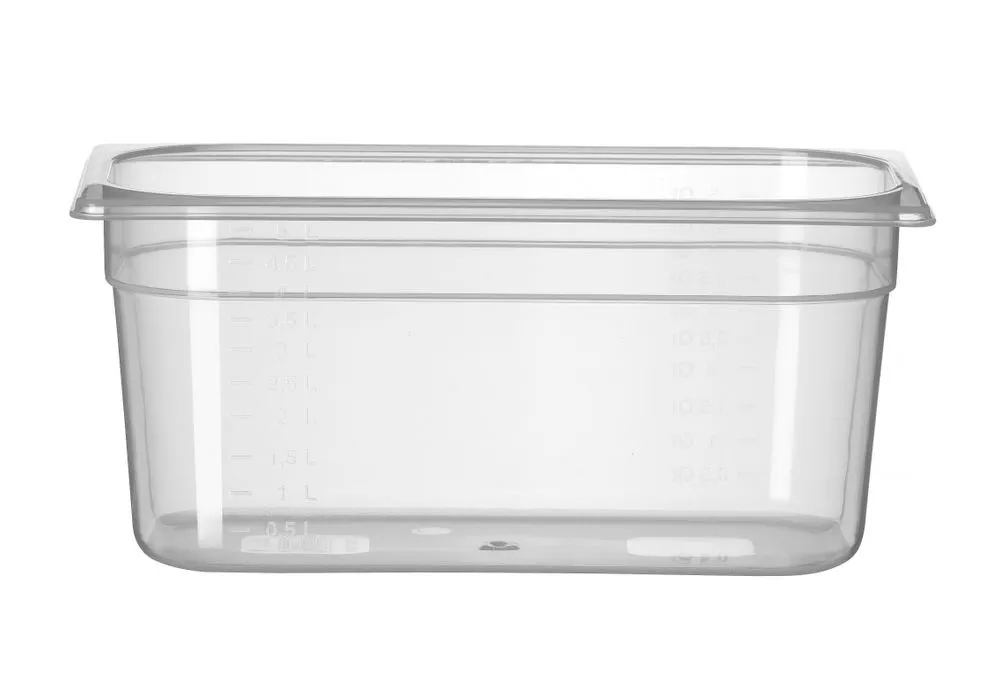 Bacinella Gastronorm GN 1/3 in Polipropilene - Profondità 150 mm - 5,7 L