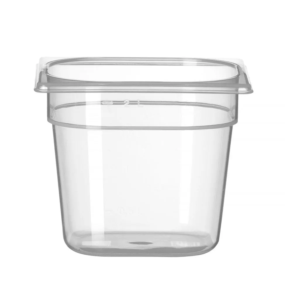 Bacinella Gastronorm GN 1/6 in Polipropilene - Profondità 150 mm - 2,4 L