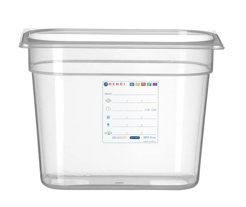Scatola di stoccaggio Gastronorm GN 1/4 - 5,5 L - H 200 mm