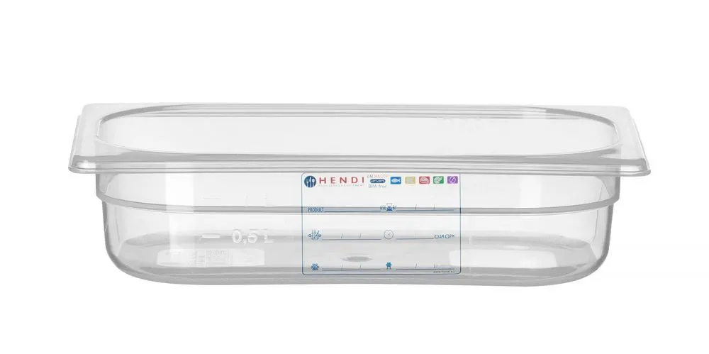 Scatola di stoccaggio Gastronorm GN 1/4 - 1,8 L - H 65 mm