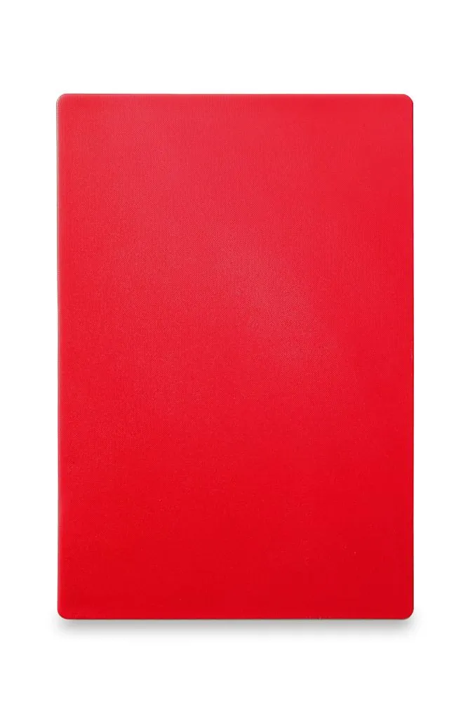 Piano di taglio HACCP - 600 x 400 mm - Rosso - Spessore 18 mm