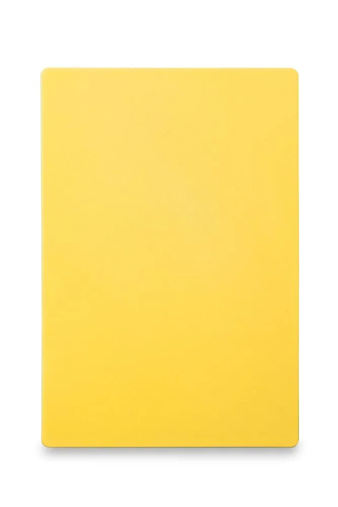 Piano di taglio HACCP - 600 x 400 mm - Giallo - Spessore 18 mm