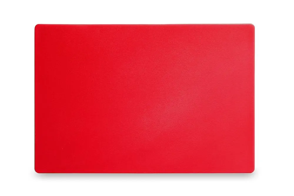 Piano di taglio HACCP - 450 x 300 mm - Rosso - Spessore 13 mm