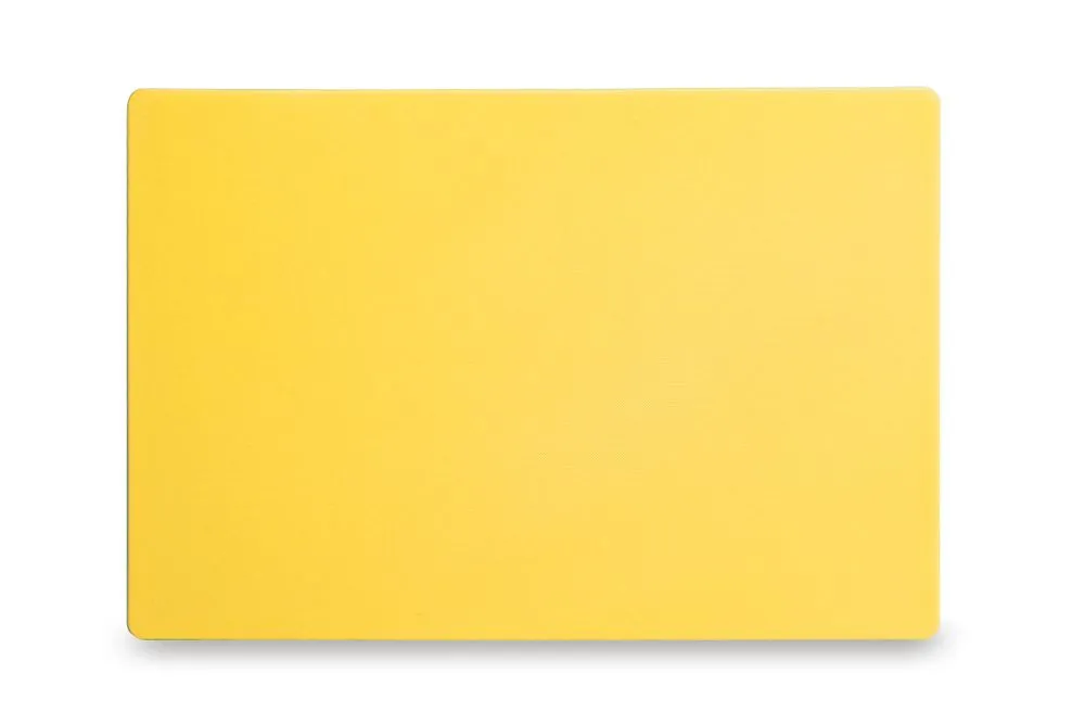 Piano di taglio HACCP - 450 x 300 mm - Giallo - Spessore 13 mm
