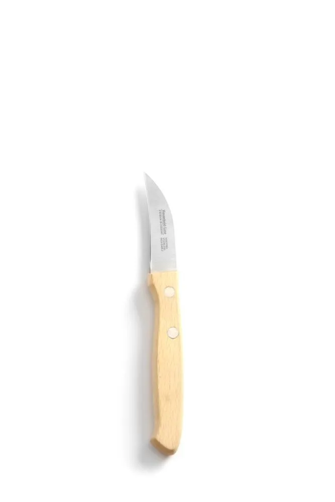 Coltello sbucciatore con manico in legno - Lama da 6 cm