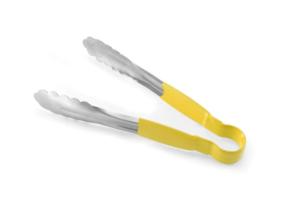 Pinza da servizio HACCP gialla - L 250 mm