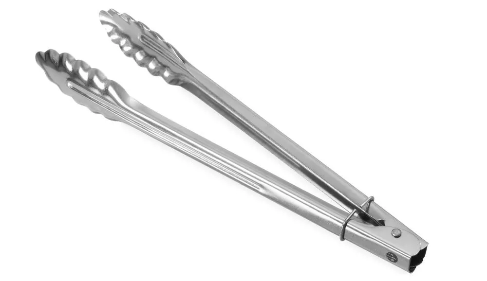 Pinza per insalata in acciaio inossidabile - L 300 mm