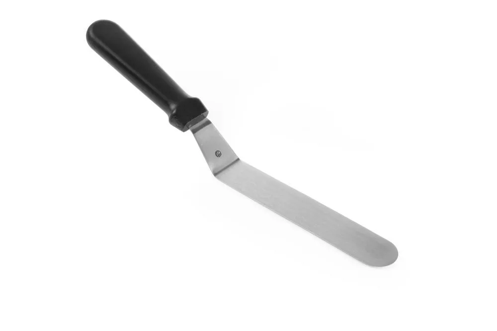 Paletta per crepes in acciaio inossidabile con manico in PP - 20 cm