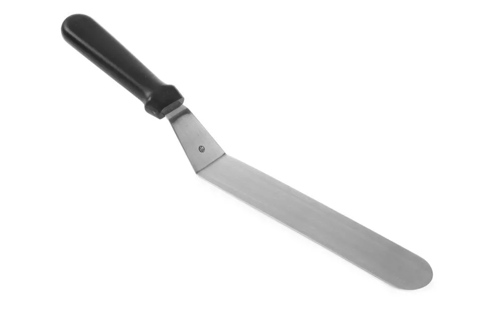 Paletta per crepes in acciaio inossidabile con manico in PP - 25,4 cm