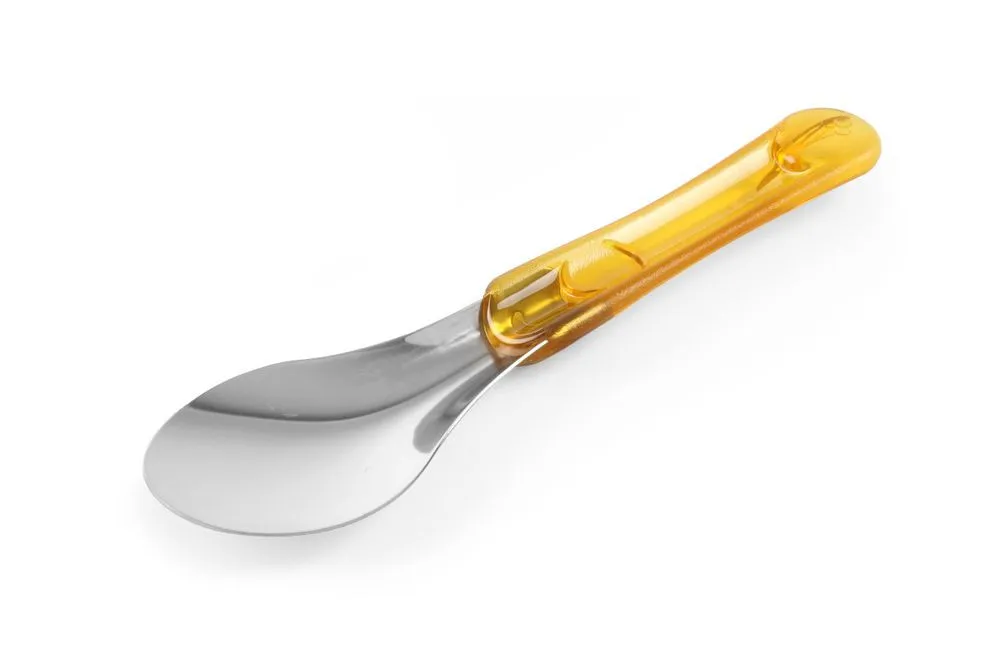 Spatola per gelato con manico giallo in Tritan