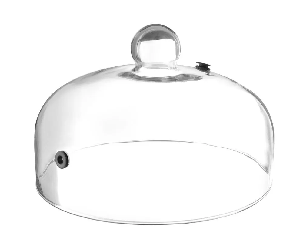 Campana Piana in Vetro con Aerazione - ø 260 mm