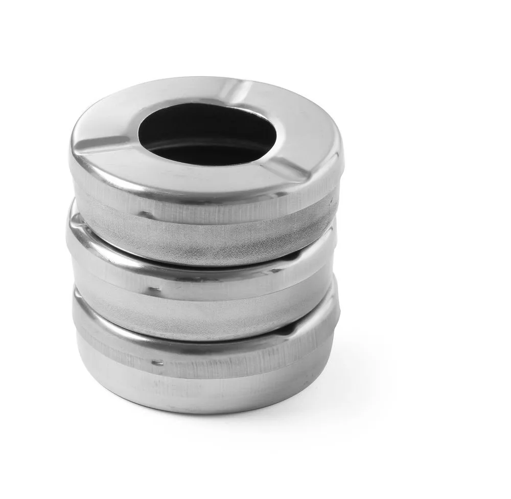 Posacenere con coperchio 90 mm di diametro - Lotto di 3