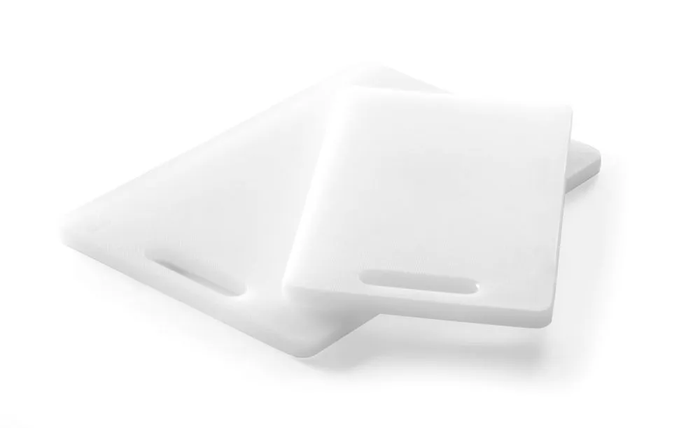 Piastra Bianca da Taglio con Manico - 250 x 150 mm - Spessore 10 mm