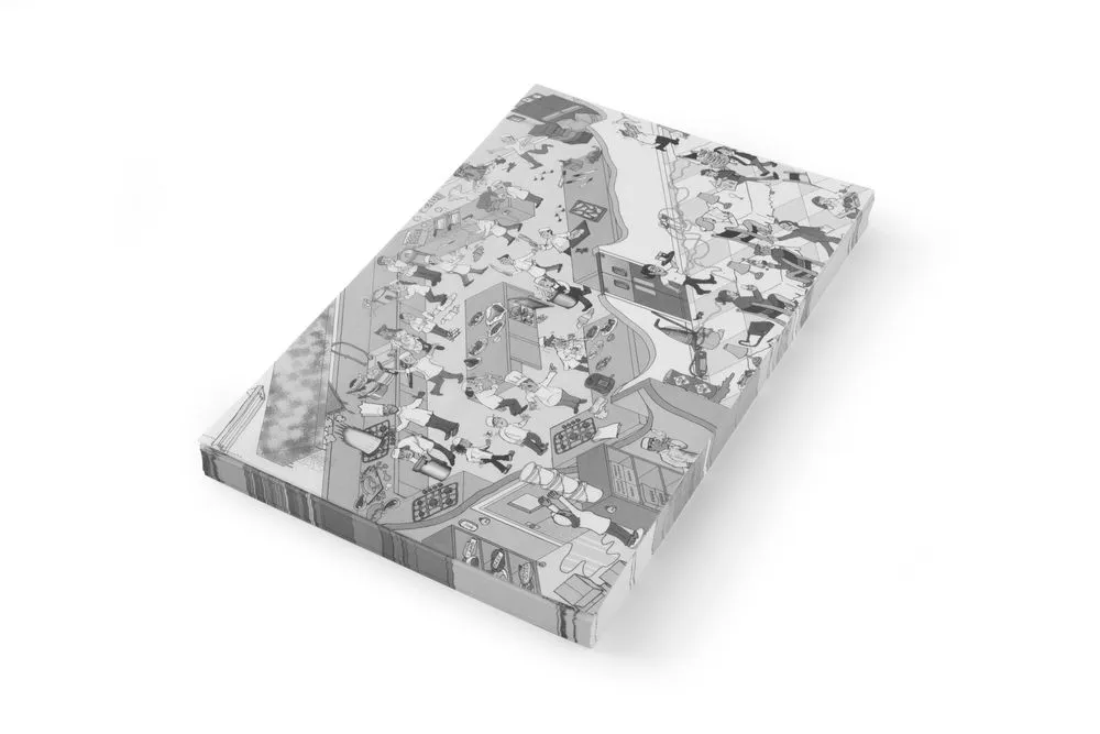 Set da tavola in carta da forno con motivo disegnato - 420 x 275 mm