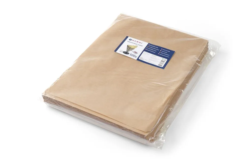 Carta da forno beige - 250 x 350 mm - 500 unità