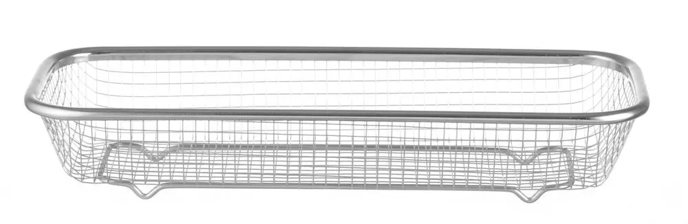 Cestino portaoggetti in acciaio inossidabile - 310 x 125 mm