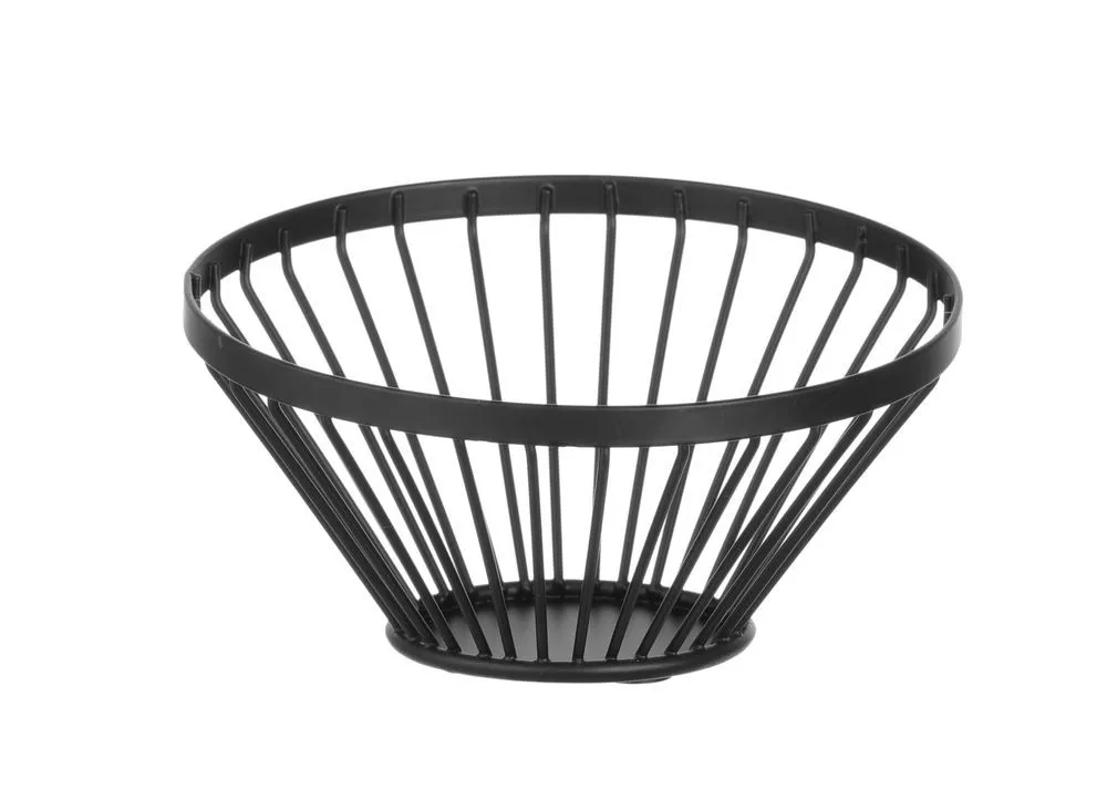 Cestino per Frutta Obliquo Nero - 150 mm di Diametro