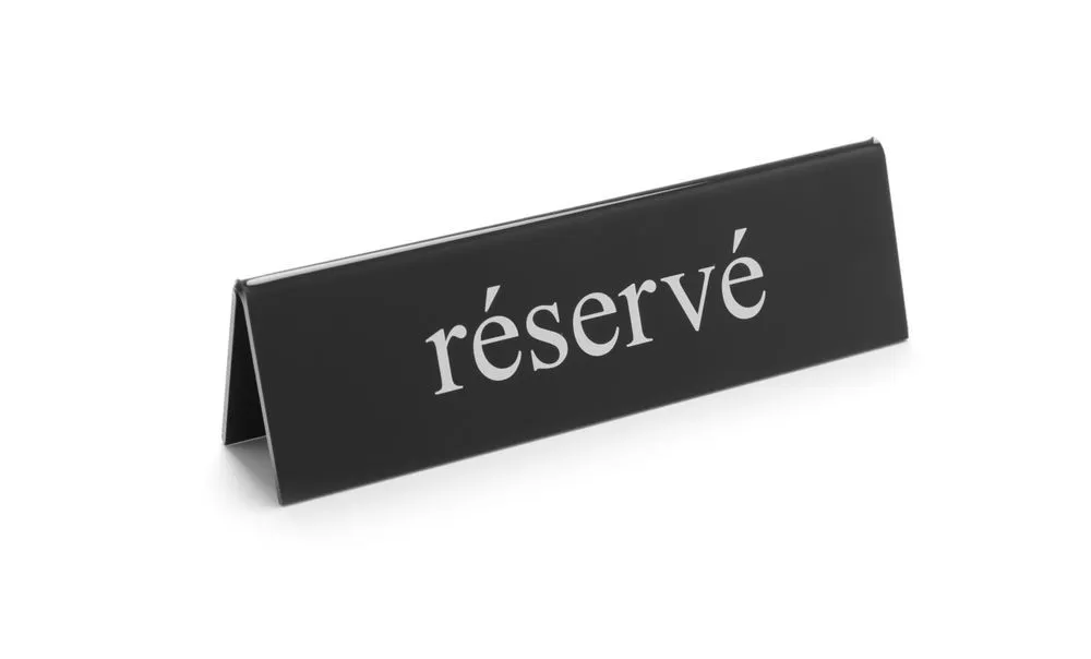 Cavalletto da tavolo riservato