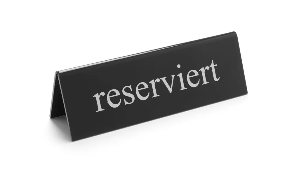 Cavalletto da tavolo riservato
