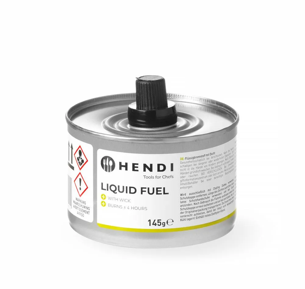 Combustibile Liquido con Stopper Hendi 4h - 24 pezzi