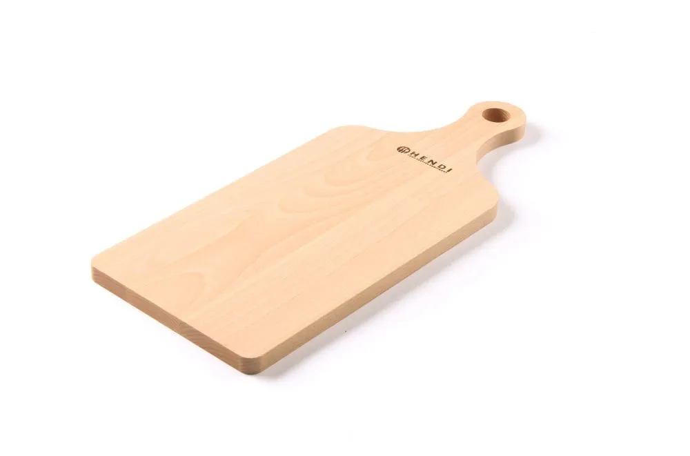 Tagliere in legno con manico - 390 x 160 mm - Spessore 13 mm
