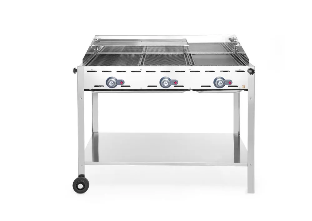 Barbecue a Gas Professionale Green Fire - 3 bruciatori