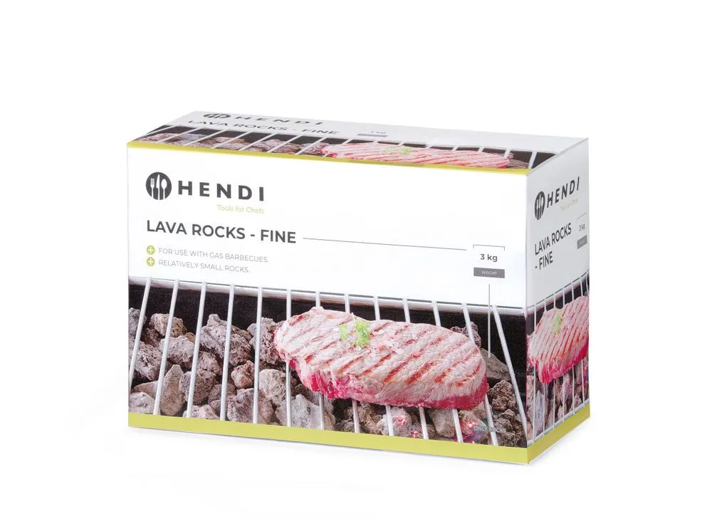 Pietre laviche per barbecue a gas professionale - Fini - 3 Kg