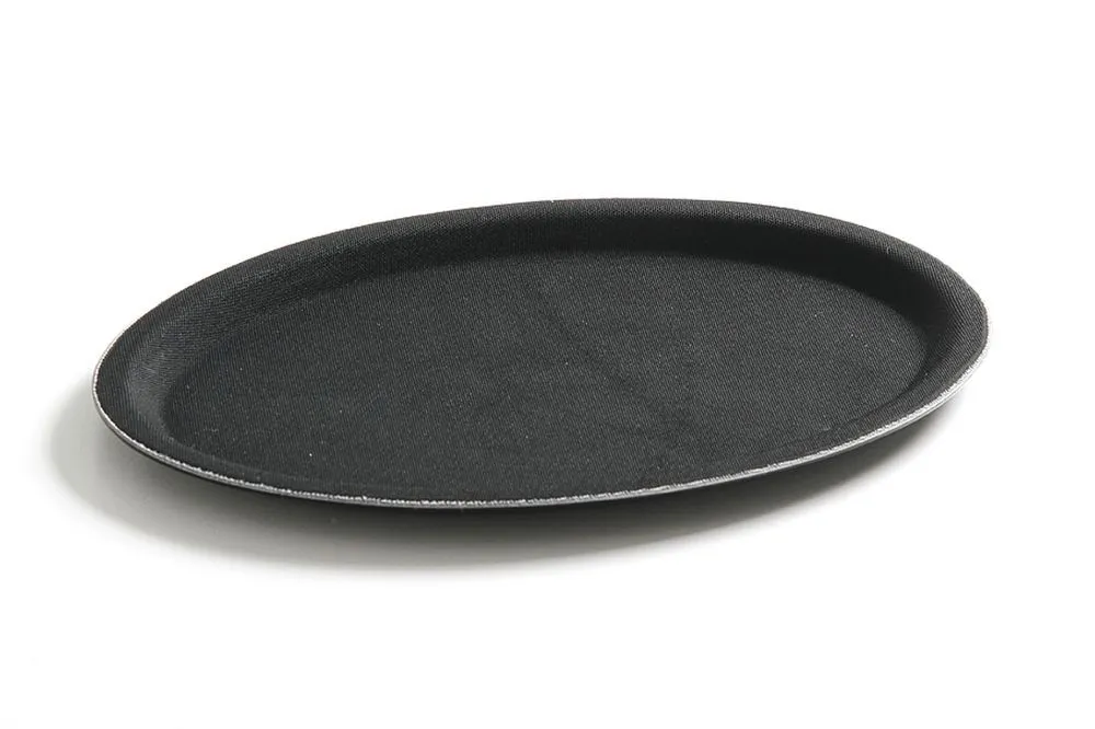 Vassoio da servizio ovale in fibra di vetro - 200 x 265 mm