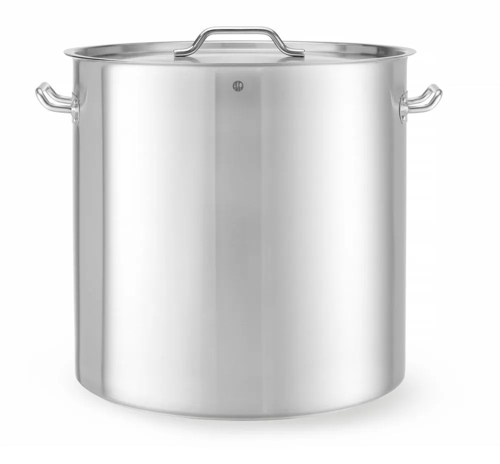 Marmitta con coperchio in acciaio inossidabile Budget Line - ø 50 cm - 98 L