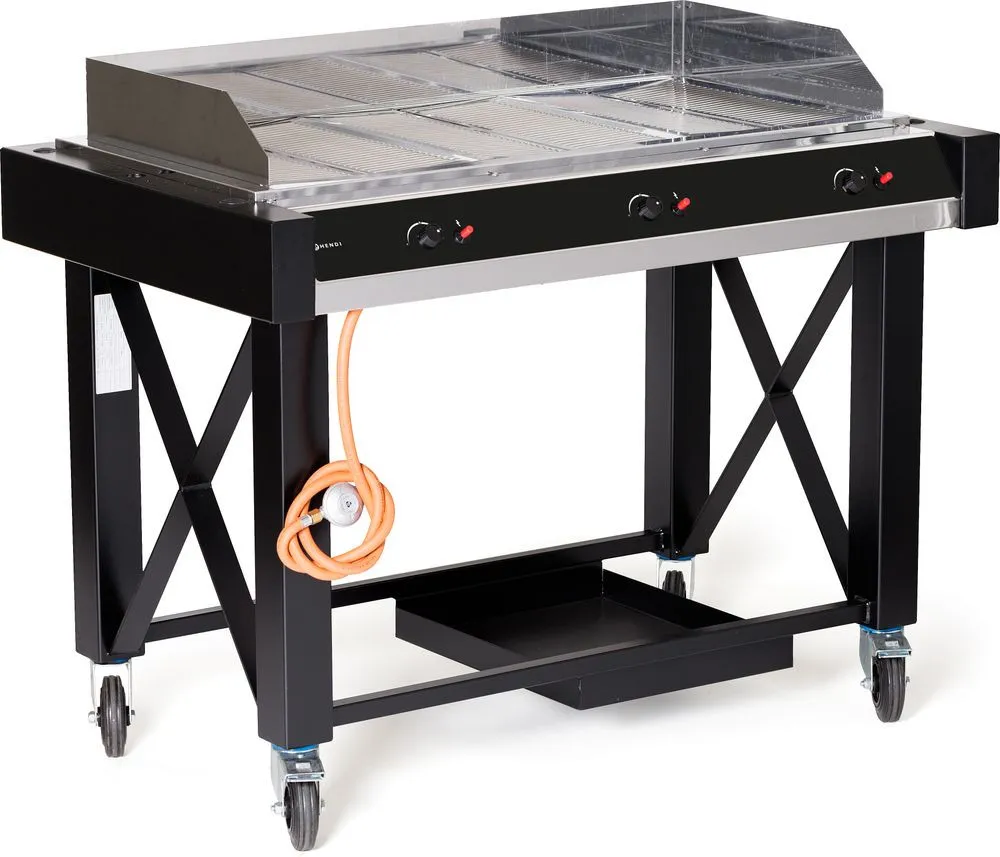 Barbecue a Gas Atlanta in Acciaio Inox - 3 Bruciatori