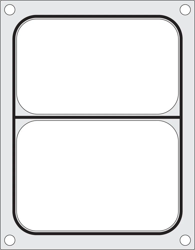Matrice di sigillatura per sigillatrice manuale - 2 scomparti