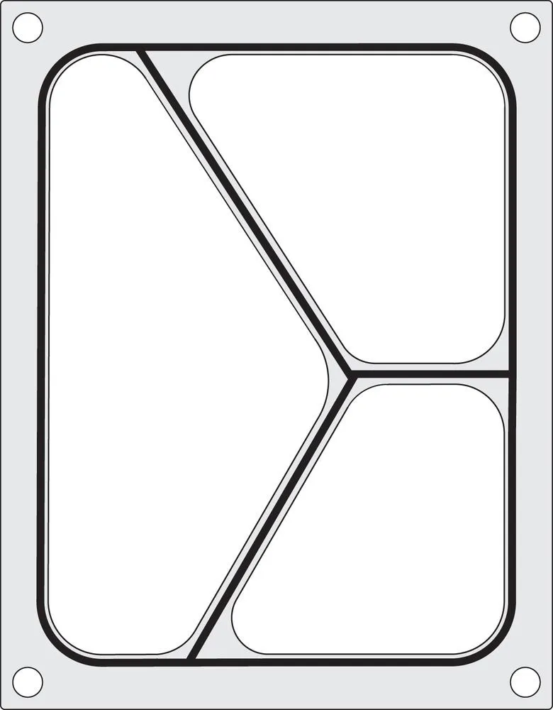 Matrice di sigillatura per sigillatrice manuale - 3 scomparti