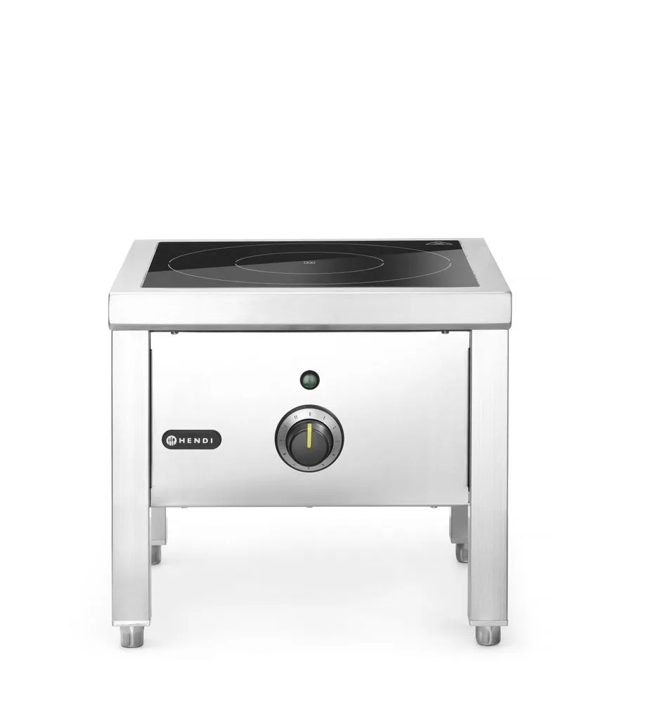 Piastra ad induzione professionale in acciaio inox
