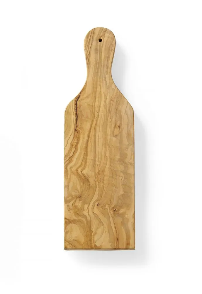 Piatto da formaggio in legno d'ulivo - 350 x 120 mm