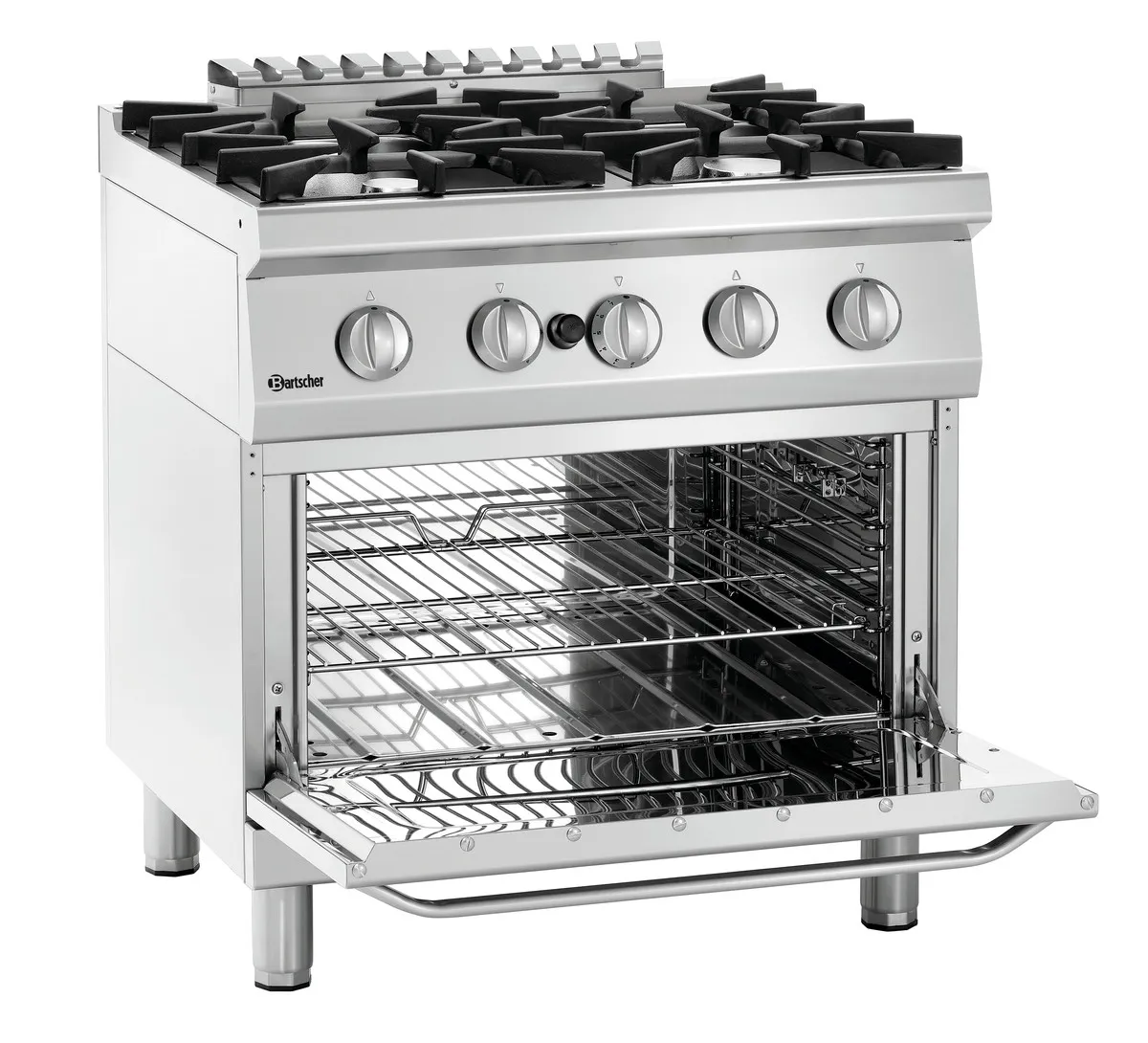 Piano di Cottura Serie 700 - 4 Fuochi & Forno a Gas GN2/1