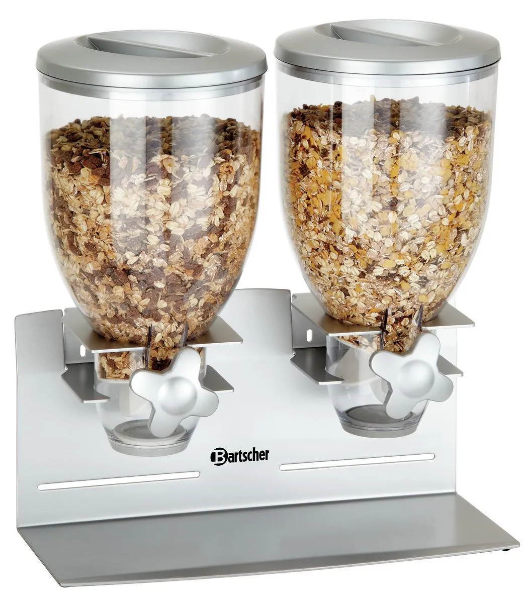 Distributore di Cereali Doppio - 7 Litri