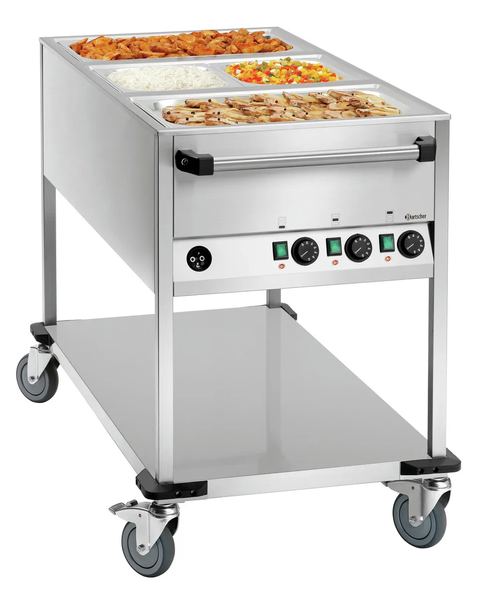 Carrello per bagnomaria - 3 GN 1/1