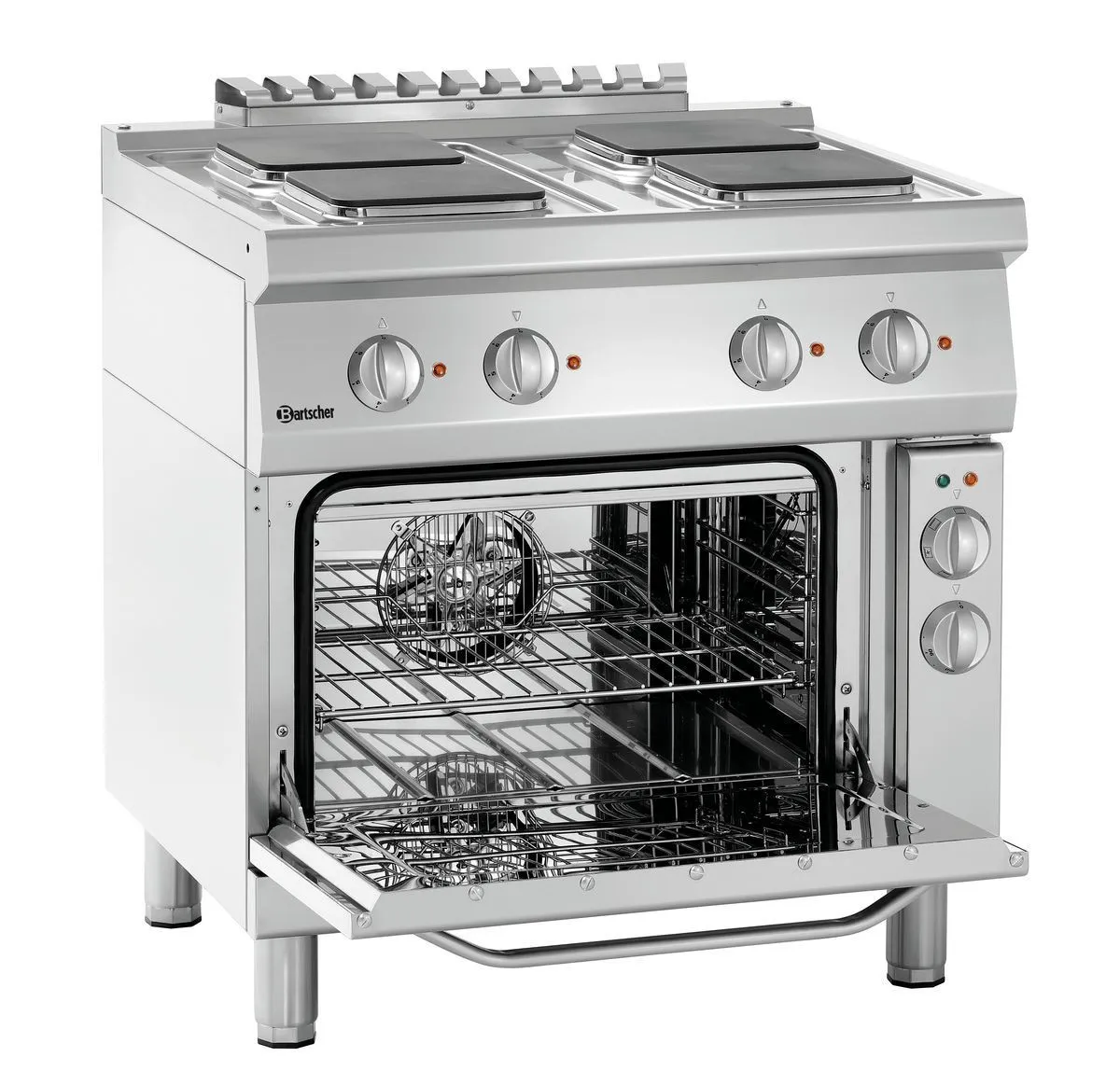 Forno Serie 700 - 4 Piastre Quadrate & Forno GN1/1