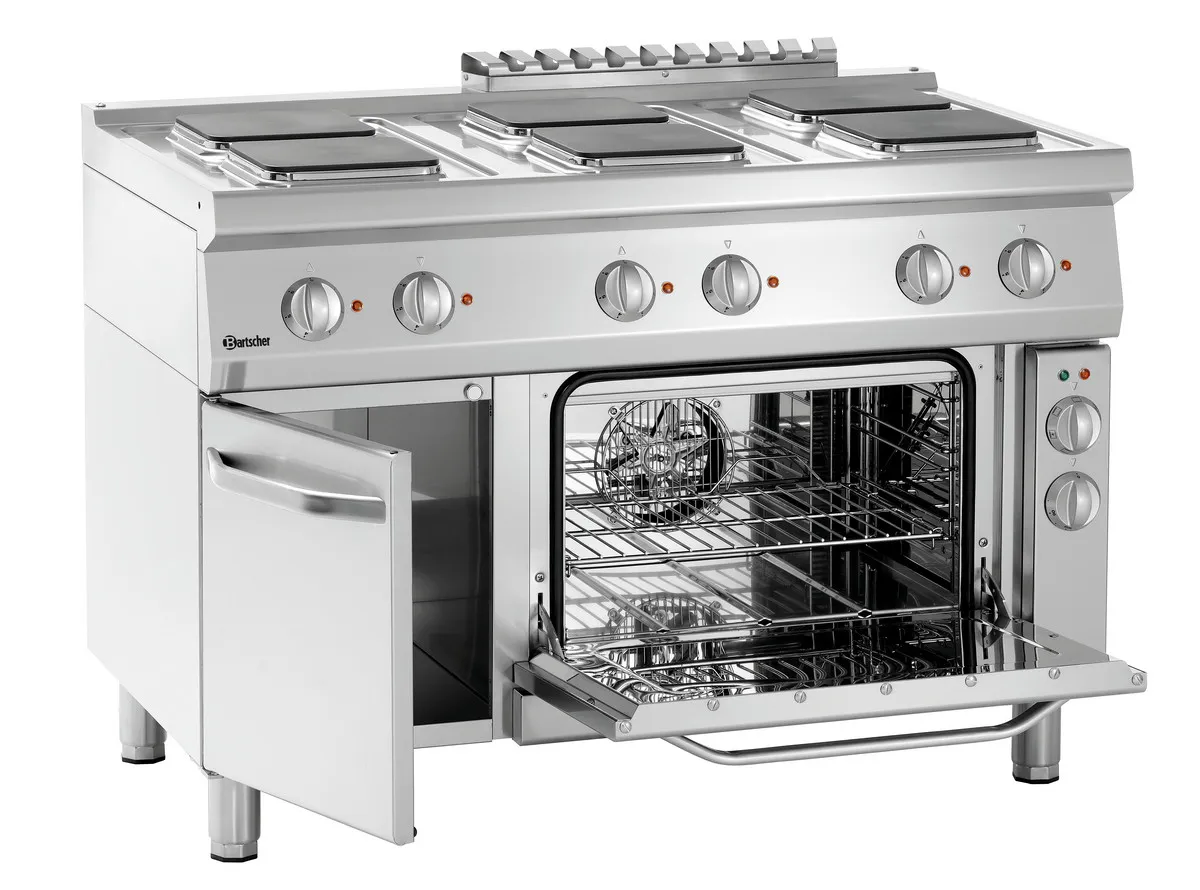 Forno Serie 700 - 6 Piastre Quadrate & Forno GN1/1